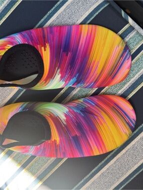 Vibrant Multicolor Slip-On Water Shoes